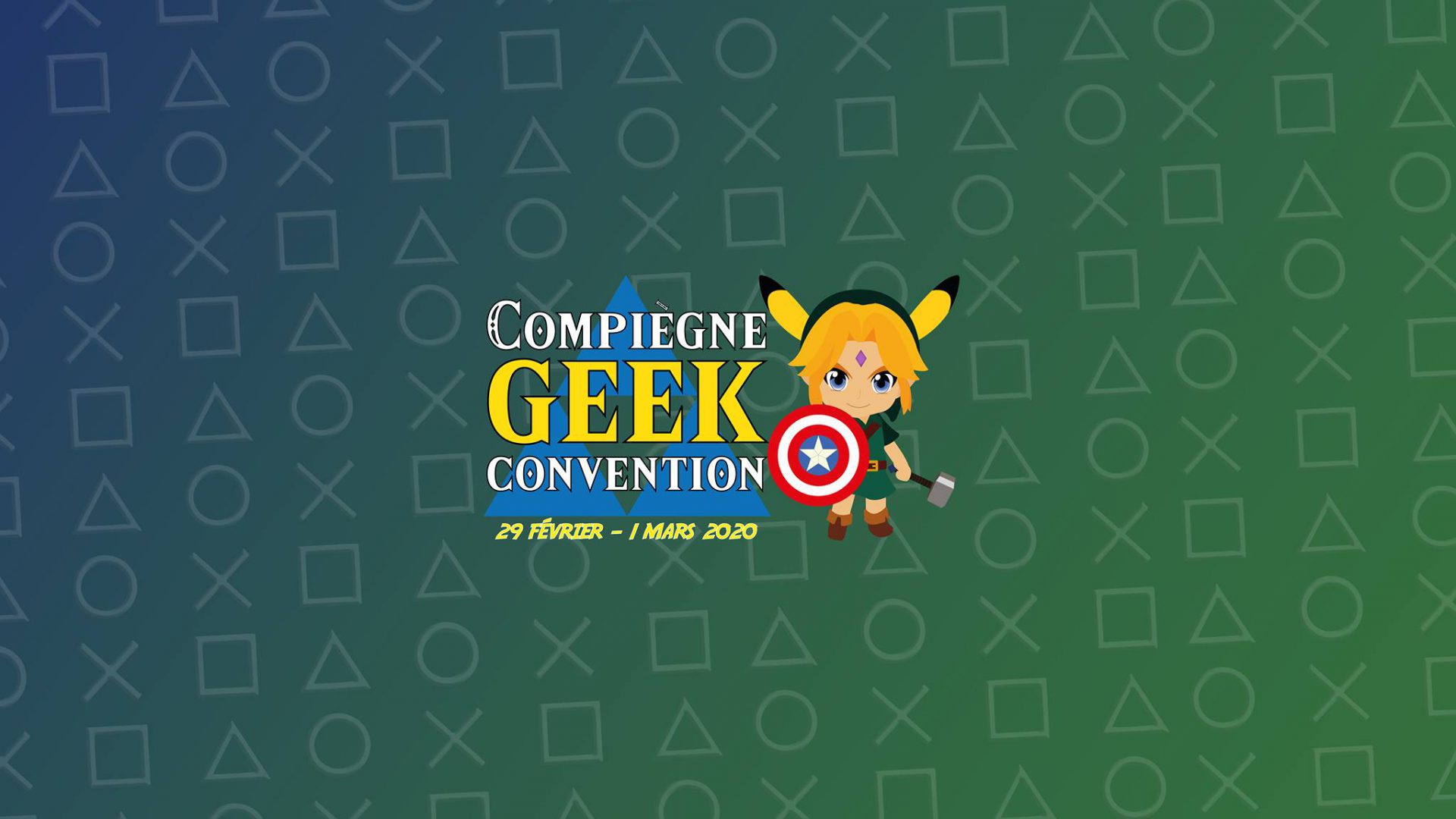 Logo de la Compiègne Geek Convention